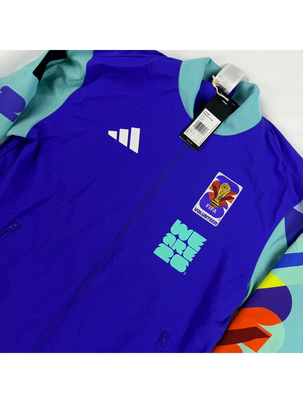 adidas FIFA World Cup 2026 Volunteer Jacket Womens M KD0440 NWT Official Soccer